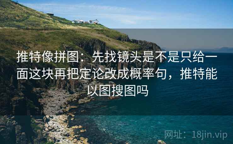 推特像拼图：先找镜头是不是只给一面这块再把定论改成概率句，推特能以图搜图吗