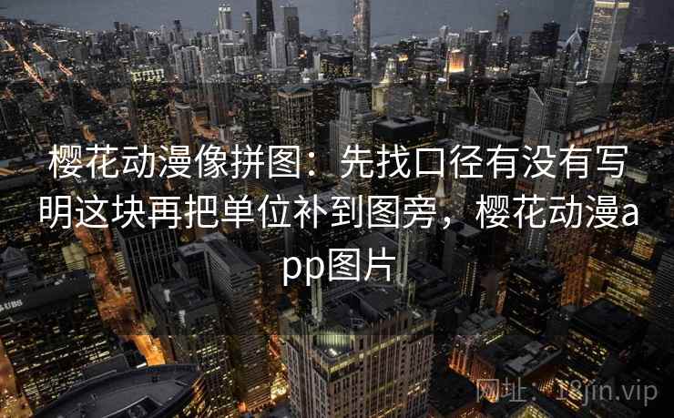 樱花动漫像拼图：先找口径有没有写明这块再把单位补到图旁，樱花动漫app图片